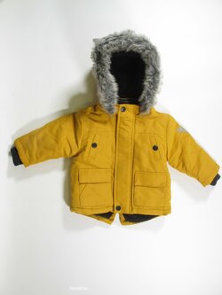 Zimní okrová bunda pro kluky secondhand Zimní okrová bunda pro kluky secondhand