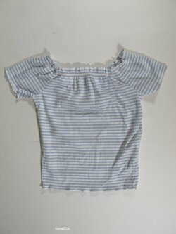 Triko pro holky bílo modré secondahnd Triko pro holky bílo modré secondahnd