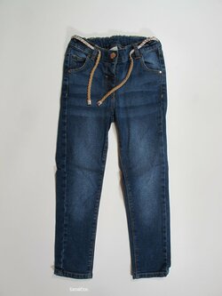 Modré džínové kalhoty pro holky secondhand