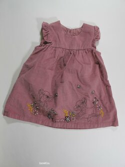 Manžestrové šaty růžové secondhand Manžestrové šaty růžové secondhand