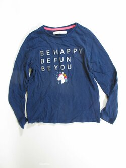 Triko dl.rukáv pro holky modré secondhnad Triko dl.rukáv pro holky modré secondhnad