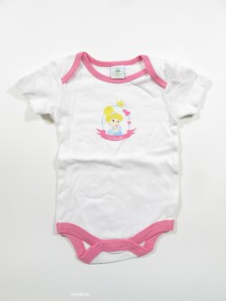 Bílorůžové body s princeznou secondhand Bílorůžové body s princeznou secondhand