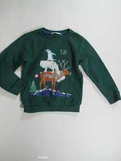 Mikina pro kluky zelená secondhand Mikina pro kluky zelená secondhand