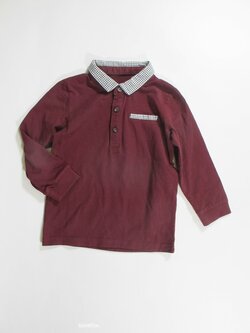 Triko dl.rukáv pro kluky vínové  secondhand