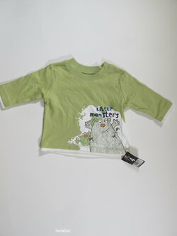 Triko dl.rukáv pro kluky zeleno bílé outlet Triko dl.rukáv pro kluky zeleno bílé outlet