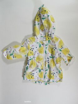 Žluto bílá slabší bunda secondhand Žluto bílá slabší bunda secondhand