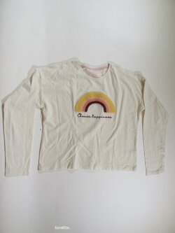 Triko dl.rukáv pro holky smetanové secondhand Triko dl.rukáv pro holky smetanové secondhand