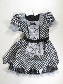 Šaty na karneval černo bílé secondhand Šaty na karneval černo bílé secondhand