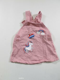 Růžové šaty s obrázky second hand Růžové šaty s obrázky second hand