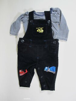 Komplet pro kluky modro bílý  secondhand