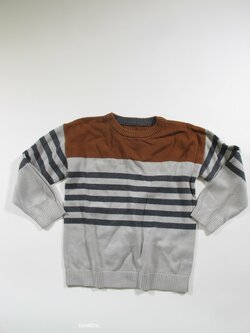 Svetr pro kluky šedo hnědý secondhand Svetr pro kluky šedo hnědý secondhand