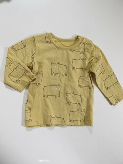 Triko dl.rukáv pro kluky okrové secondhand Triko dl.rukáv pro kluky okrové secondhand