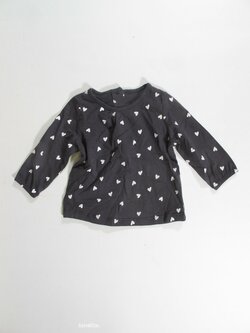 Triko dl.rukáv se srdíčky secondhand Triko dl.rukáv se srdíčky secondhand