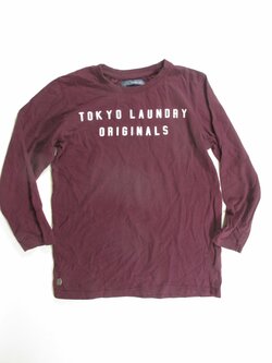 Triko dl.rukáv pro kluky vínové secondhnad Triko dl.rukáv pro kluky vínové secondhnad