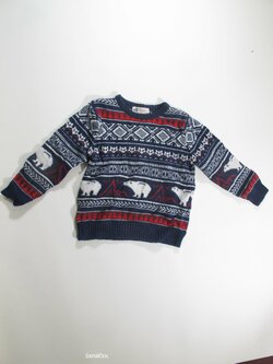 Svetr pro kluky se vzorem secondhand Svetr pro kluky se vzorem secondhand