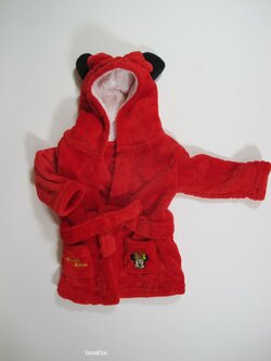 Červený župan pro holky , minnie secondhand Červený župan pro holky , minnie secondhand