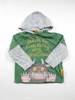 Triko dl.rukáv pro kluky zeleno šedé secondhand Triko dl.rukáv pro kluky zeleno šedé secondhand