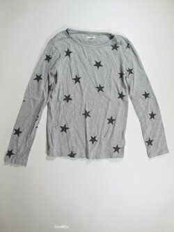 Triko dl.rukáv pro holky černo šedé secondhand Triko dl.rukáv pro holky černo šedé secondhand