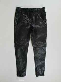 Černé kalhoty  pro holky  třpytivé secondhand