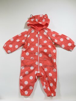 Šustákový overal s puntíkem pro holky secondhand Šustákový overal s puntíkem pro holky secondhand