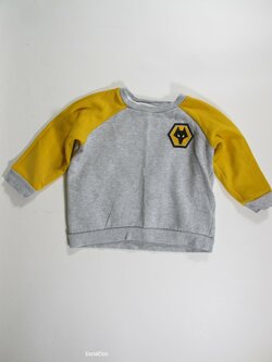 Šedo okrová mikina pro kluky secondhand Šedo okrová mikina pro kluky secondhand