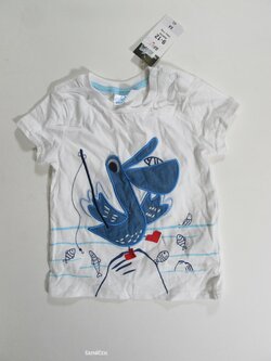 Triko pro kluky bílé outlet 