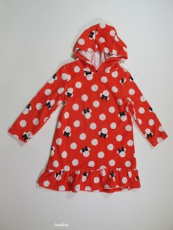 Froté šaty dl rukáv s puntíky secondhand Froté šaty dl rukáv s puntíky secondhand