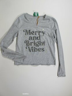 Triko dl.rukáv pro holky šedé ,crop secondhand Triko dl.rukáv pro holky šedé ,crop secondhand