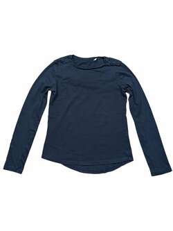 Černé triko s dlouhým rukávem pro holky secondhand Černé triko s dlouhým rukávem pro holky secondhand
