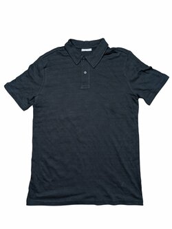 Černé triko s límečkem pro kluky secondhand Černé triko s límečkem pro kluky secondhand