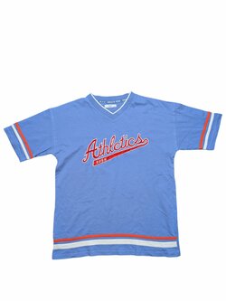 Světle modré triko pro kluky Athletics secondhand Světle modré triko pro kluky Athletics secondhand