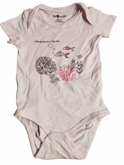 Body krátké růžové pro holky secondhand