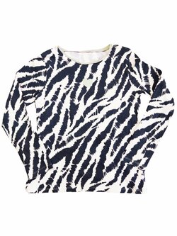 Vzorované triko s dlouhým rukávem pro holky outlet