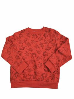 Červená mikina s dinosaury pro kluky outlet Červená mikina s dinosaury pro kluky outlet