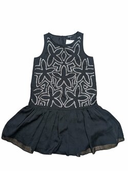 Černé šaty s flitry outlet