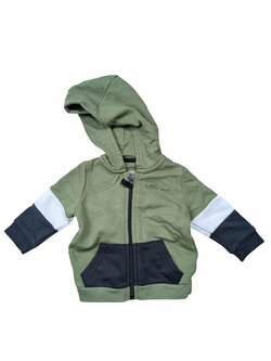 Zeleno-bílo- černá mikina pro kluky secondhand Zeleno-bílo- černá mikina pro kluky secondhand