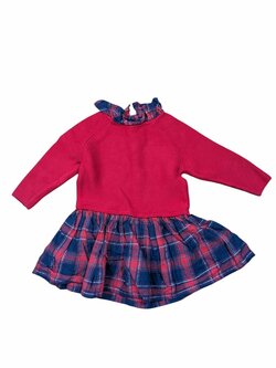 Svetrové červené šaty secondhand Svetrové červené šaty secondhand