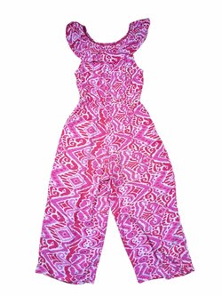 Dlouhý růžový overal pro holky secondhand