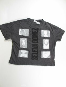 Triko pro holky šedé crop secondhand Triko pro holky šedé crop secondhand