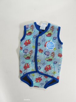 Plavkový overal s rybičkami secondhand Plavkový overal s rybičkami secondhand