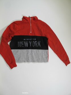 Černo šedo černá mikina pro holky , crop Černo šedo černá mikina pro holky , crop