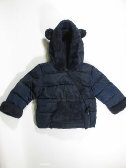 Zimní modrá bunda pro holky secondhand Zimní modrá bunda pro holky secondhand