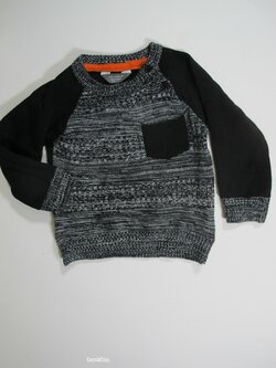 Černá mikina-svetr pro kluky secondhand Černá mikina-svetr pro kluky secondhand