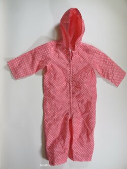 Šustákový overal pro holky s puntíkem secondhand Šustákový overal pro holky s puntíkem secondhand