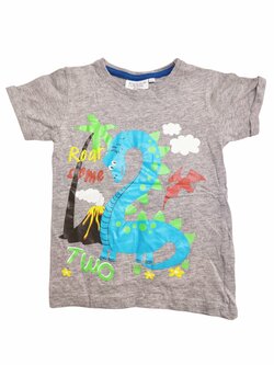 Šedé triko s obrázkem pro kluky secondhand minikidz Šedé triko s obrázkem pro kluky secondhand minikidz