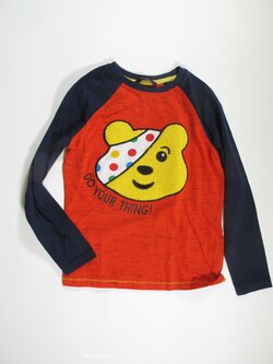 Triko dl.rukáv pro kluky modro červené secondhand Triko dl.rukáv pro kluky modro červené secondhand