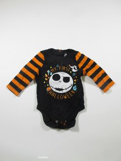 Body dl rukáv pro děti černo oranžové secondhand Body dl rukáv pro děti černo oranžové secondhand