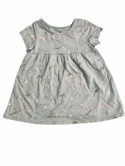 Světle modré šaty s obrázky pro holky secondhand F&F