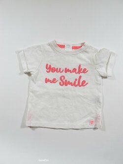 Bílé triko s nápisem second hand 