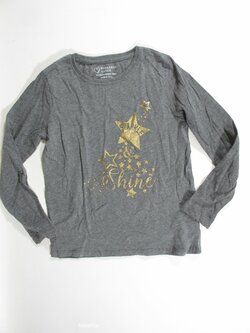 Triko dl.rukáv pro holky šedé secondhand Triko dl.rukáv pro holky šedé secondhand
